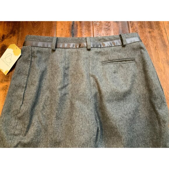 BCBG Max Azria Collection Gray Wool Blend Straight Leg Dress Pants, Size 4 - Picture 5 of 5